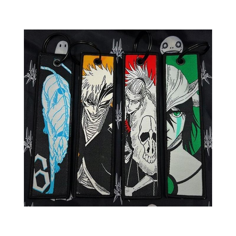 BLEACH Embroidered Anime keychains - Character Choice: Ulquiorra