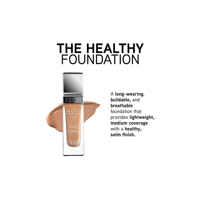 Physicians Formula Healthy Foundation Spf 20 · Iluminación
