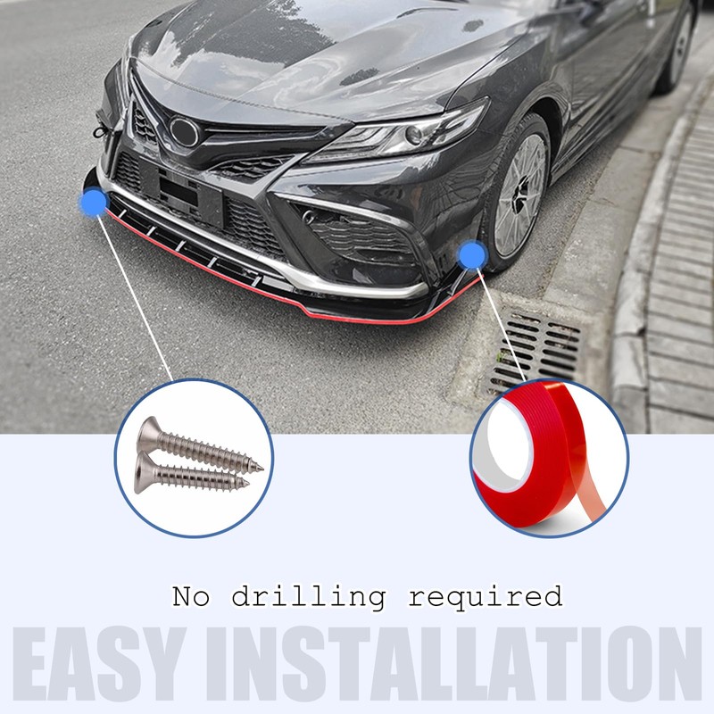 Front Bumper Lip Spoiler Splitter Toyota Camry Sport SE,XSE 2021-2024