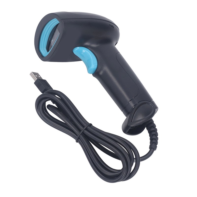 Wired Barcode Scanner High Accuracy Quick Response Smart Voice QR