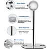 LEPEVNEY Ceiling-Mount Bracket for 25mm Dia Rods - Wardrobe Pipe
