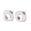 uxcell Square Nuts,M3x5.4x2.4mm 304 Stainless Steel Square Machine Screw Nuts