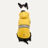 Reflective Hooded Raincoat for Dogs (Yellow, 2XS)