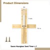 Cosyoo Sauna Hourglass Sand Timer,15 Minute Sand Timer Wooden Sand