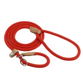 VGOL Dog Lead, Training Lead, Pet Harnesses, Strong Braided Rope for Large, Medium Dogs, Small Puppies, Red