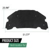 LQI Hood Insulation Pad 1/2" with Clips Compatible with GMC