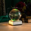 ERWEI 3D Solar System Model Crystal Ball 3.15" Laser Engraved