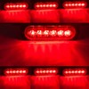 KaiDengZhe 4pcs Ultra Thin 6LED Emergency Warning Lights Red Hazard