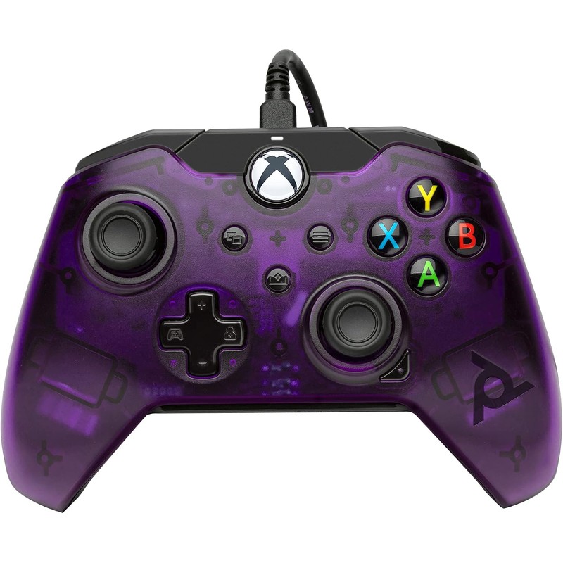 PDP Wired Controller Neon White for Xbox Series X S,