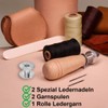 Langlauf Schuhbedarf Professional Sewing Awl Saddle Awl with Leather Needle