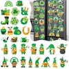 30 Pcs St. Patrick's Day Reflective Car Magnet Set Green