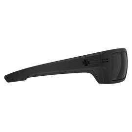 SPY+ - REBAR SE ANSI, Matte Black, Happy Gray Green Polar, Medium-Large, Sunglasses, Unisex, Adult