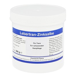 Chemische Fabrik Apotheker F. Schmees GmbH & Co. Chemische Fabrik Apotheker F. Schmees GmbH & Co. Lebertran Zinksalbe Zinksalbe Creme für Tiere 500 g