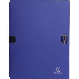 Exacompta 720E Cardboard Coloured Cloth Bound Buckle Closure DIN A4 Presentation Portfolio (Random Color)