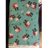 Moda Urban Chiks Sweet Christmas Turquoise Snowman 1/2 Yard OOP