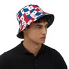Cute Panama Flag Bucket Hat Wide Brim Sun Protection Hat