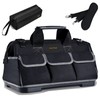 FASTECH 22-inch Wide Mouth Tool Bag with Water Proof Molded