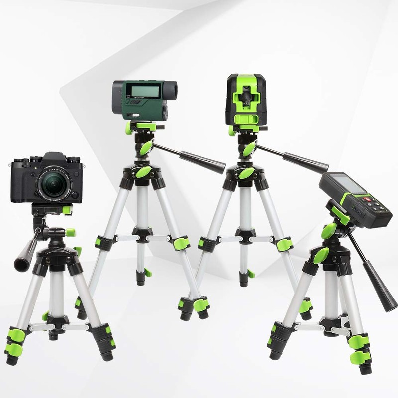Huepar Self-Leveling Cross Line Laser, Adjustable Tripod Portable Lightweight Laser