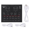 V8 Multifunctional Live Sound Card Intelligent Volume Adjustable Multiple Funny