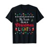 My Favorite Color Is Christmas Lights T-Shirt, Funny Christmas Gifts