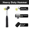 GIONAR 4PCS Window Glazing Tool Kit - Heavy-Duty Glazing Hammer,