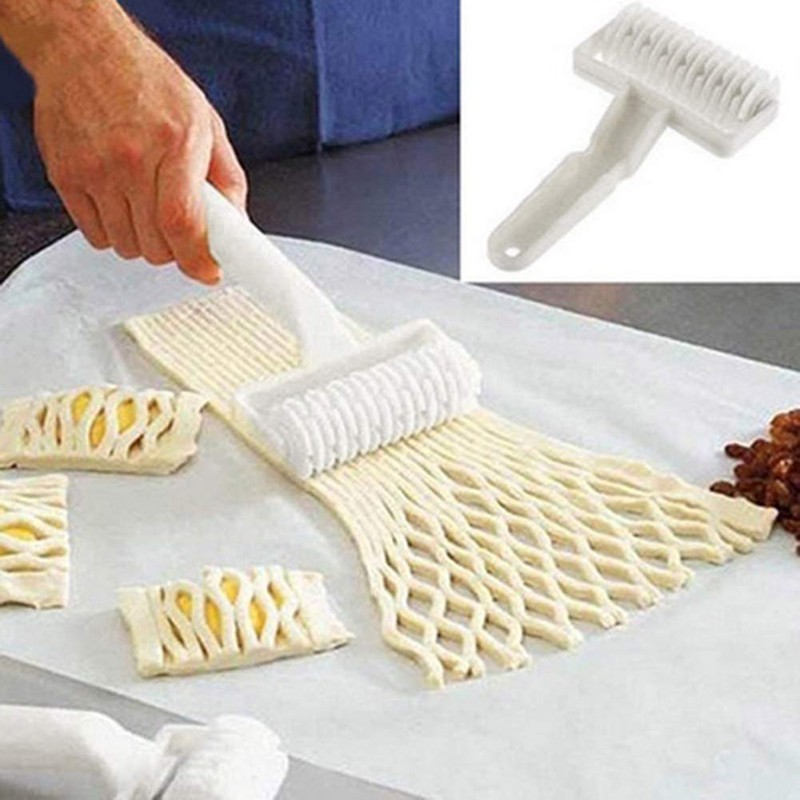 Leikance Bread Roller,Lattice Dough Cutter Pastry Lattice Roller Cutter Kitchen