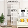 JUBEST 5FT Commercial Grade Pocket Door Hardware and Track Set