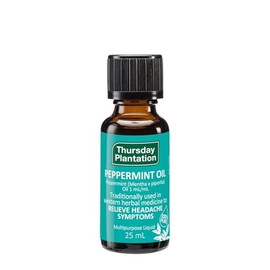 Thursday Plantation Peppermint Oil 25ml (Australia/Aroma Oil/Essential Oil) 100% Pure Essential Oil/Vegan/Refreshing