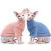Idepet Sphynx Hairless Cats Sweater Shirt Kitten Soft Puppy Clothes