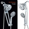 AQUABAR High-Pressure 3-way Shower Spa Combo with Adjustable 18" Extension