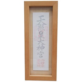 Kiso Cypress Money Frame Square Shape, Natural, 5.3 x 12.8 x 0.8 inches (13.5 x 32.5 x 2 cm)