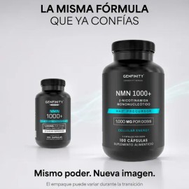 Nmn Ultra Pure - 1,000mg Por Dosis - 100 Cáps - Longevidad