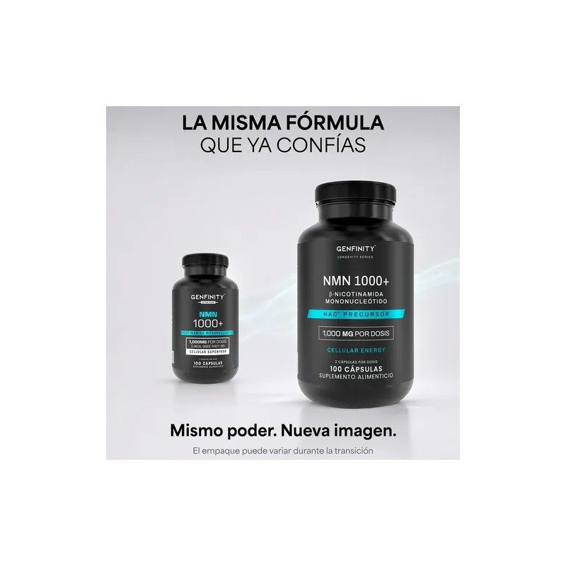 Nmn Ultra Pure - 1,000mg Por Dosis - 100 Cáps