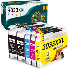 Kingjet LC3033XXL Ink Cartridge Replacement for Brother LC3033 LC3035 Work for Brother MFC-J995DW MFC-J995DWXL MFC-J805DW MFC-J805DWXL MFC-J815DW - LC3033 BK/C/M/Y Ink Cartridges