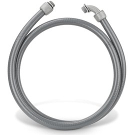 HOXHA 3/4 Inch 6 Ft Electrical Conduit Kit AC Whip Kit Flexible PVC Non Metallic Liquid Tight Conduit, Electrical Wire Conduit Pipe with Straight and 90-Degree Conduit Connector Fittings