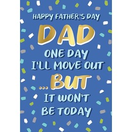 Piccadilly Greetings Vatertagskarte, Humor! Happy Father's Day Card - 17,8 x 12,7 cm
