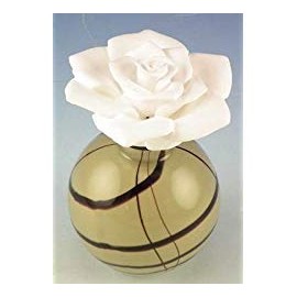 WOMAN OF FRAGRANCE Courtneys Burgandy and White Style Flameless Ceramic Fragrance Diffusers