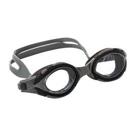ENDLESS EL1001 Swimming Goggle with Anti-Fog and UV Protection | Silver | Material: Silicon, Rubber | Attached Ear Buds and Adjustable Strap | Soft Silicone Gasket for Leak Proof | With Hard Case