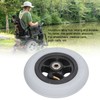 6in Electric Wheelchair Wheel Noiseless Aluminum Alloy Hub Rubber Inflatable