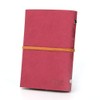 EvZ Vintage Dark Red PU Leather Cover Loose Leaf Blank