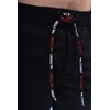 Lonsdale Men's Dunbeath Pants, Black/White/Red