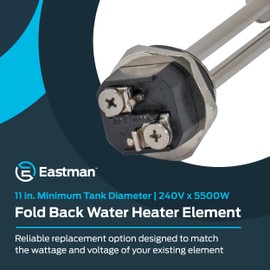 Eastman 60069 Fold Back Water Heater Element, 240V x 5500W