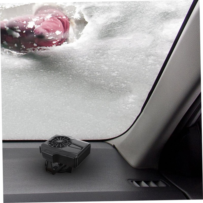 Mobestech 12v Car Heater Mini Windshield Defogger Auto Cool Fan
