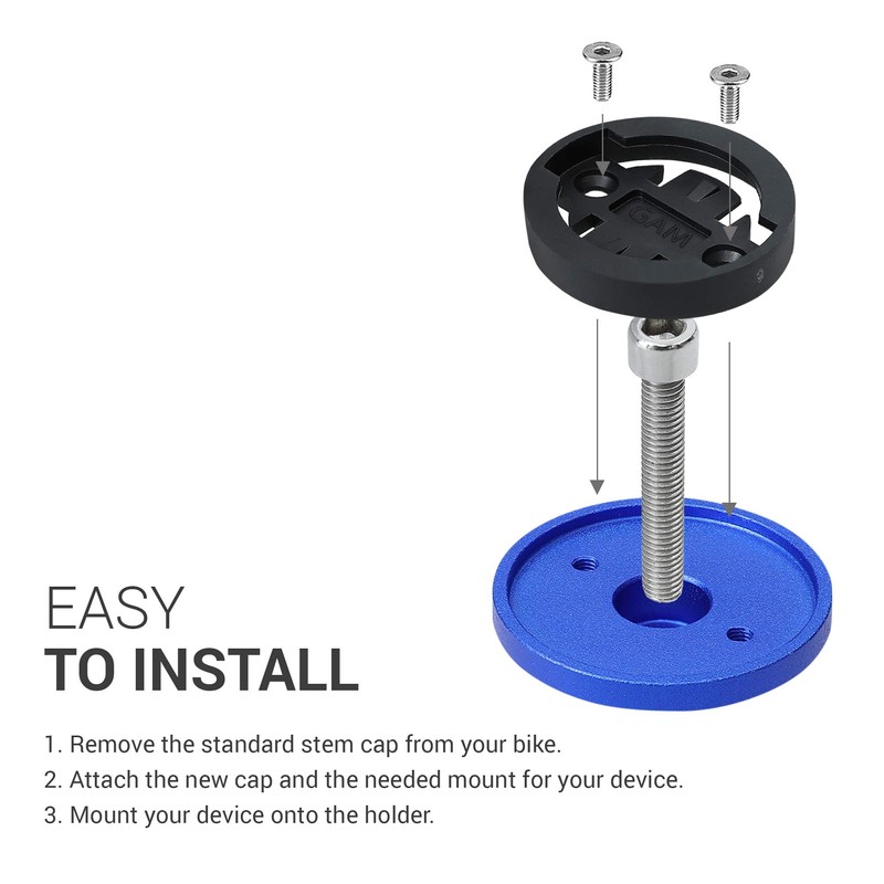 kwmobile Mount Compatible with Garmin Edge / Bryton Rider /