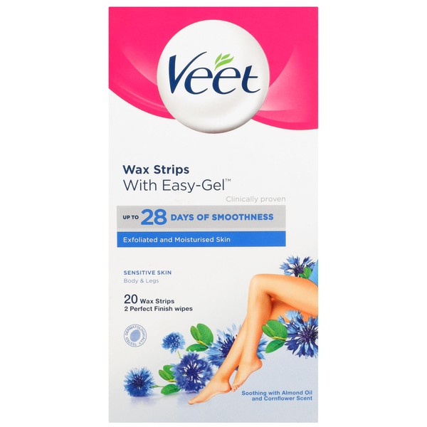 Veet 20 Wax Strips for Sensitive Skin