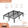 VIPSHOW 12 Inch Full Heavy Duty 3500 lbs Bed Frame