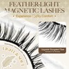 LASHVIEW Magnetic Eyelashes Natural Look, Reusable Manga Magnetic Lashes Kit
