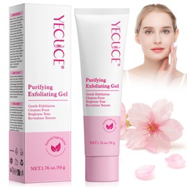 Purifying Exfoliating Gel, Purifying Enzymes Exfoliating Gel For Face Deep Cleansing, Face Exfoliator For Gentle Cleansing, Facial Scrub, Body Scrubber, For All Skin Types, Gentle