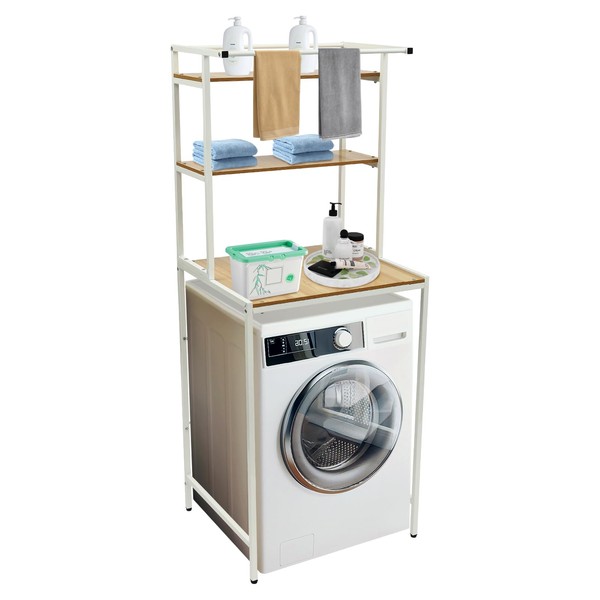 3 Tier Over The Washer and Dryer Storage Shelf Utility
