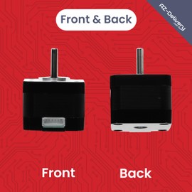 AZDelivery Nema 17 Stepper Motor 12 V 28 Nm 1.8° 2-Phase Hybrid Stepper Motor with 1 m Cable, Compatible with Arduino, 3D Printers, CNC Machines and Robotics